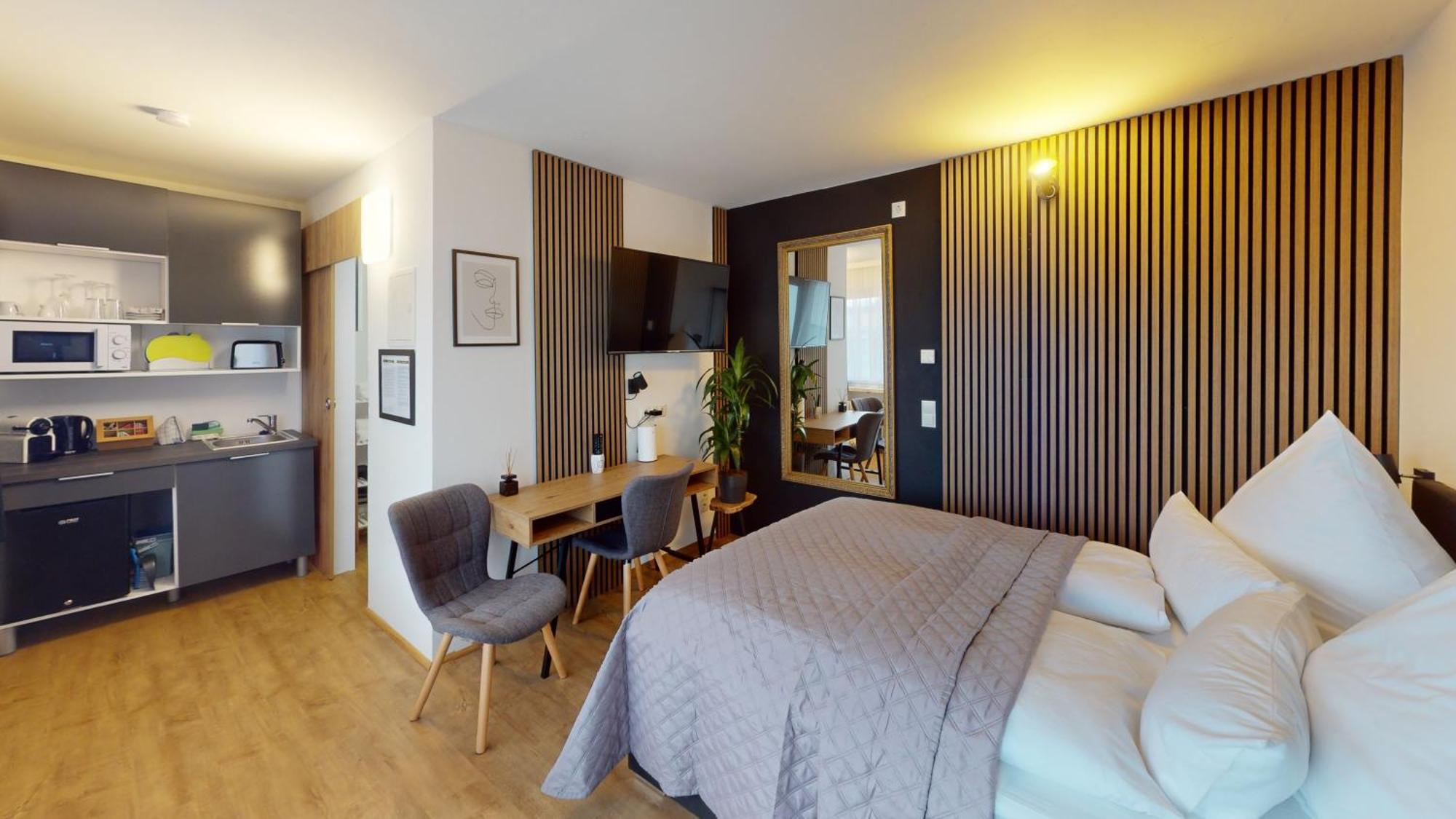 Budget Studio - 2 Einzelbetten - Parkplatz Dornbirn Buitenkant foto